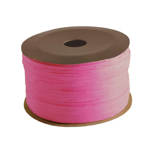 Bastband 100m Rolle in pink  - Ideal zum dekorieren